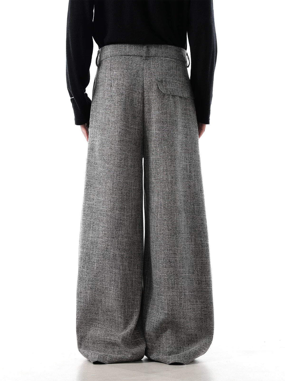 Unisex Retro American Wide-Leg Casual Pants 【BLK5819】