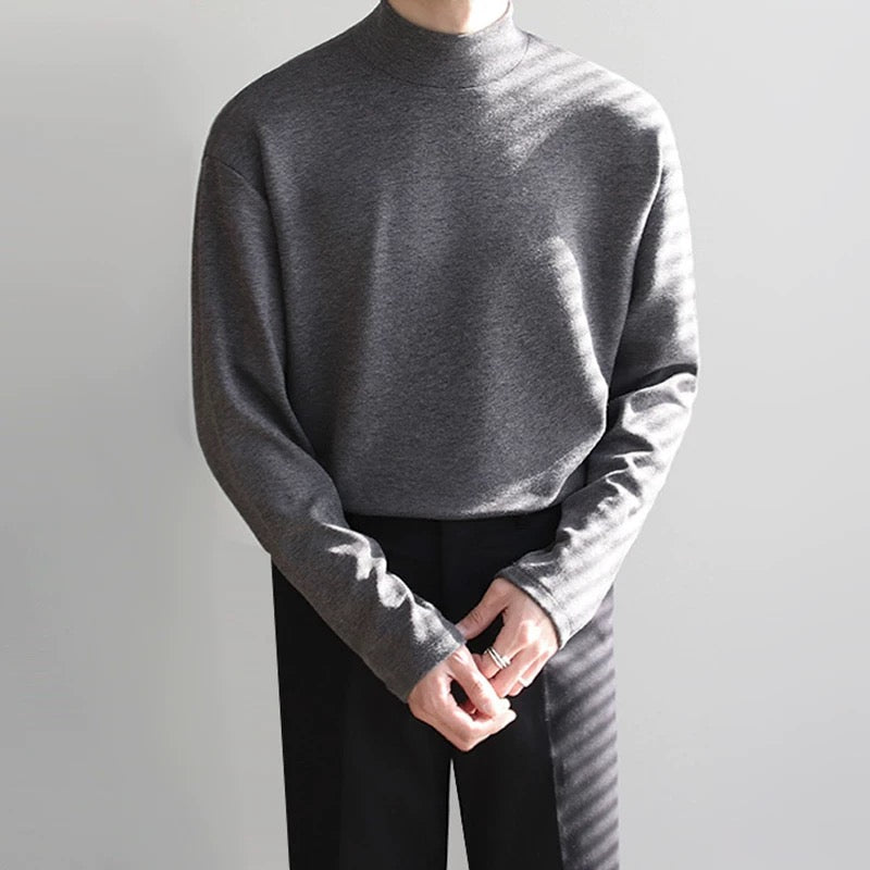 Cotton Long-Sleeve T-Shirt 【MC8373】