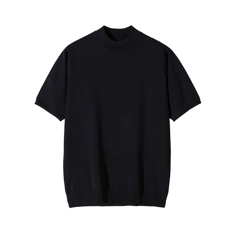 Half-Turtleneck Knit T-Shirt 【MC0252】