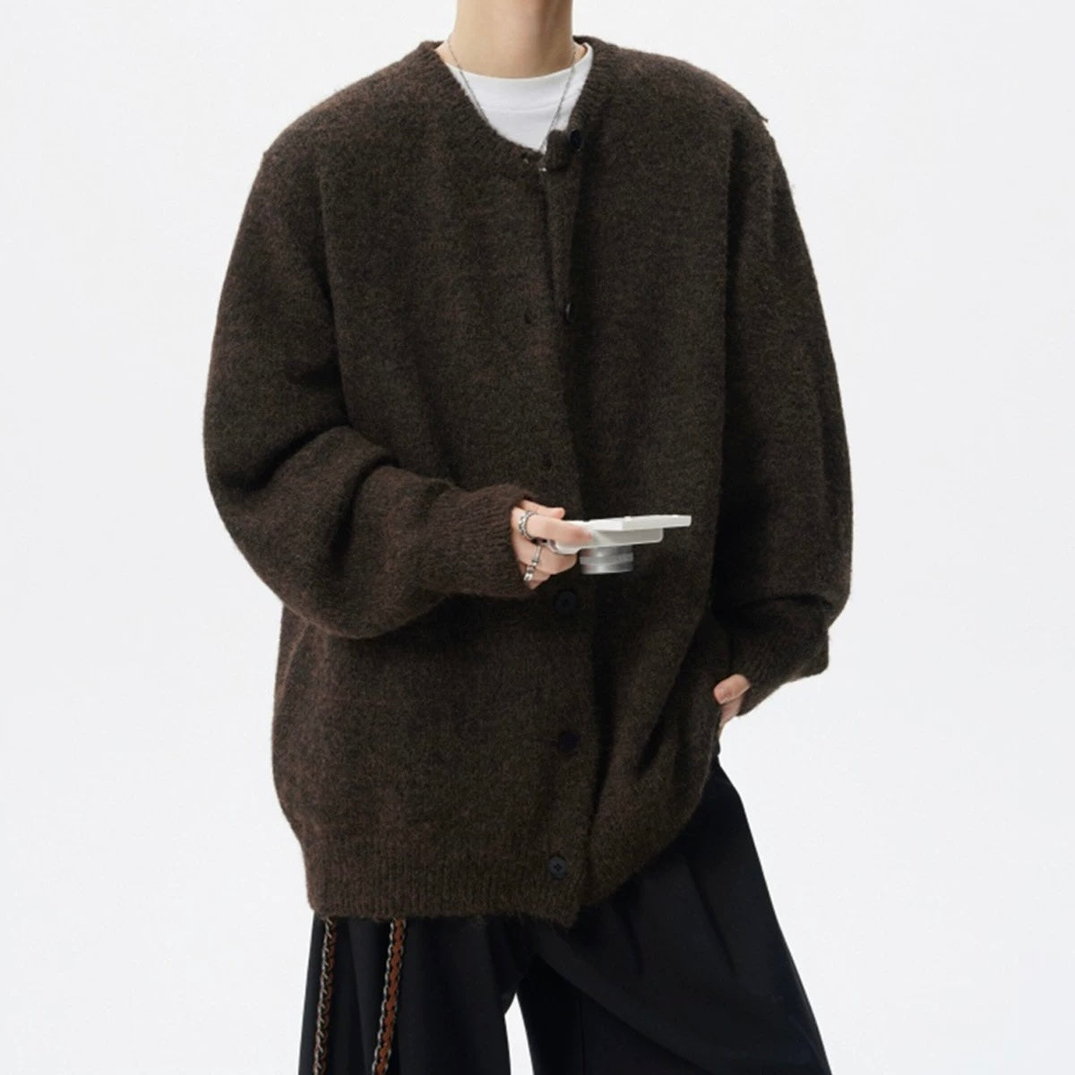 Cardigan Sweater Loose Knitwear Coat【VB2958】