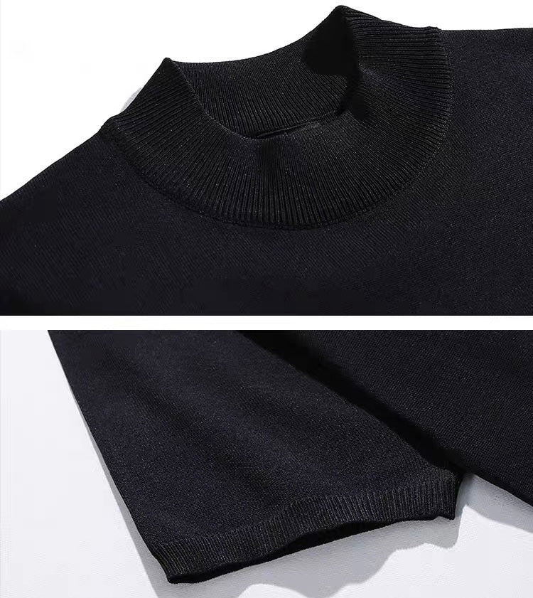 Half-Turtleneck Knit T-Shirt 【MC0252】