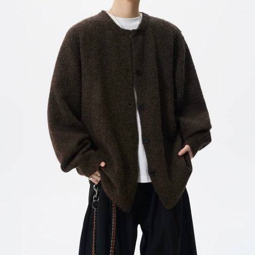 Cardigan Sweater Loose Knitwear Coat【VB2958】