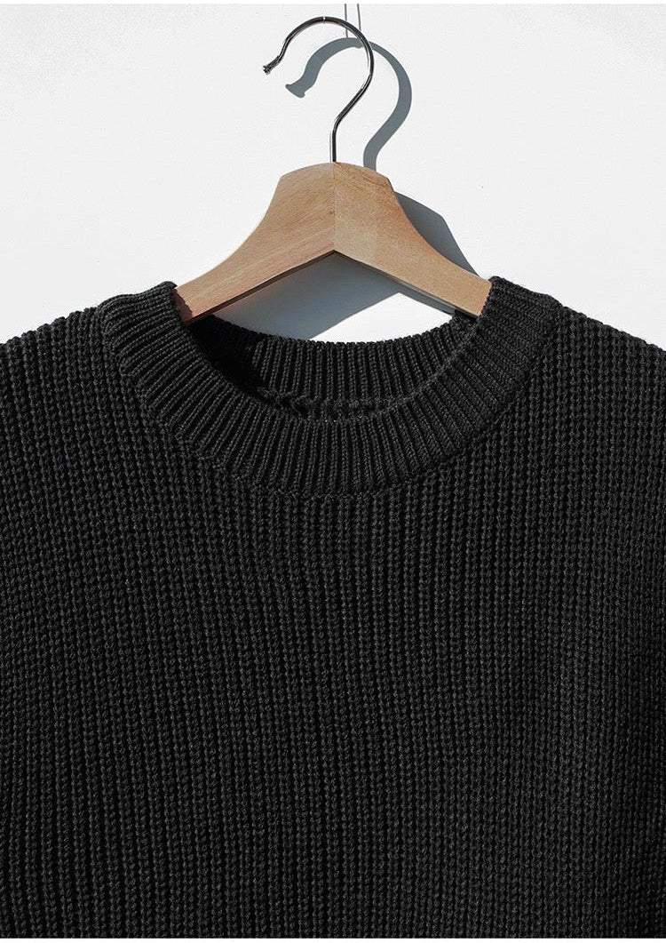 Chic Knit Crew Neck Vest 【MC2788】