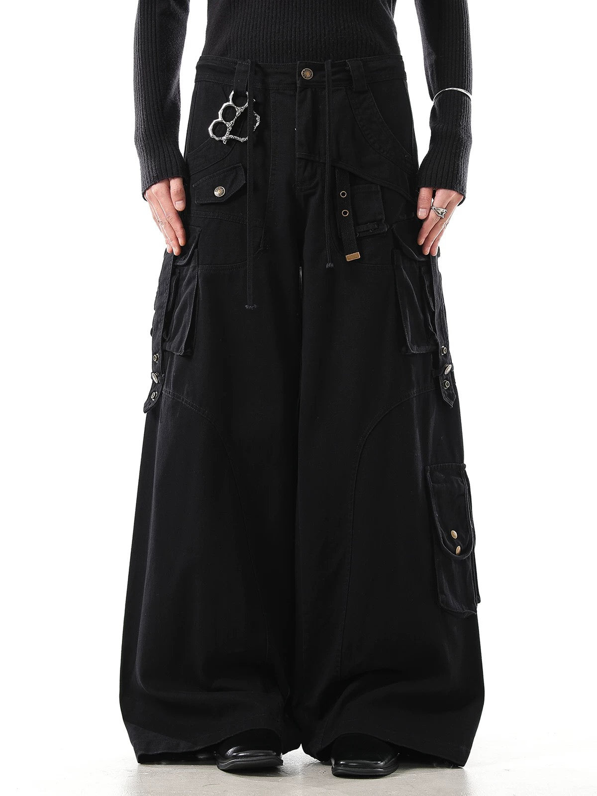 Fit Cargo Parachute Pants 【BLK20218】