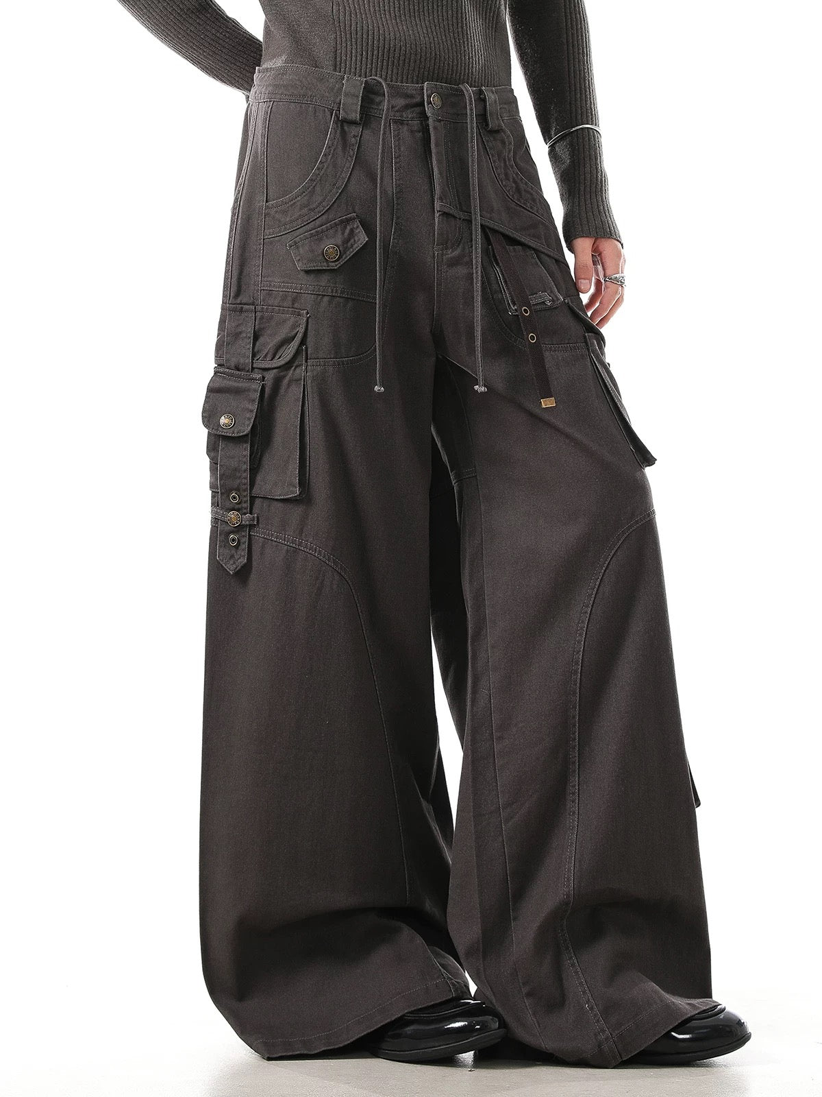 Fit Cargo Parachute Pants 【BLK20218】